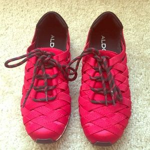 ALDO Sneakers Red -6.5 Brand new